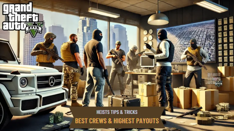 GTA V heists - Setup, Tricks, Rewards, Crews